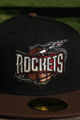 New Era Houston Rockets Grey UV 59Fifty Fitted (Black/Walnut)