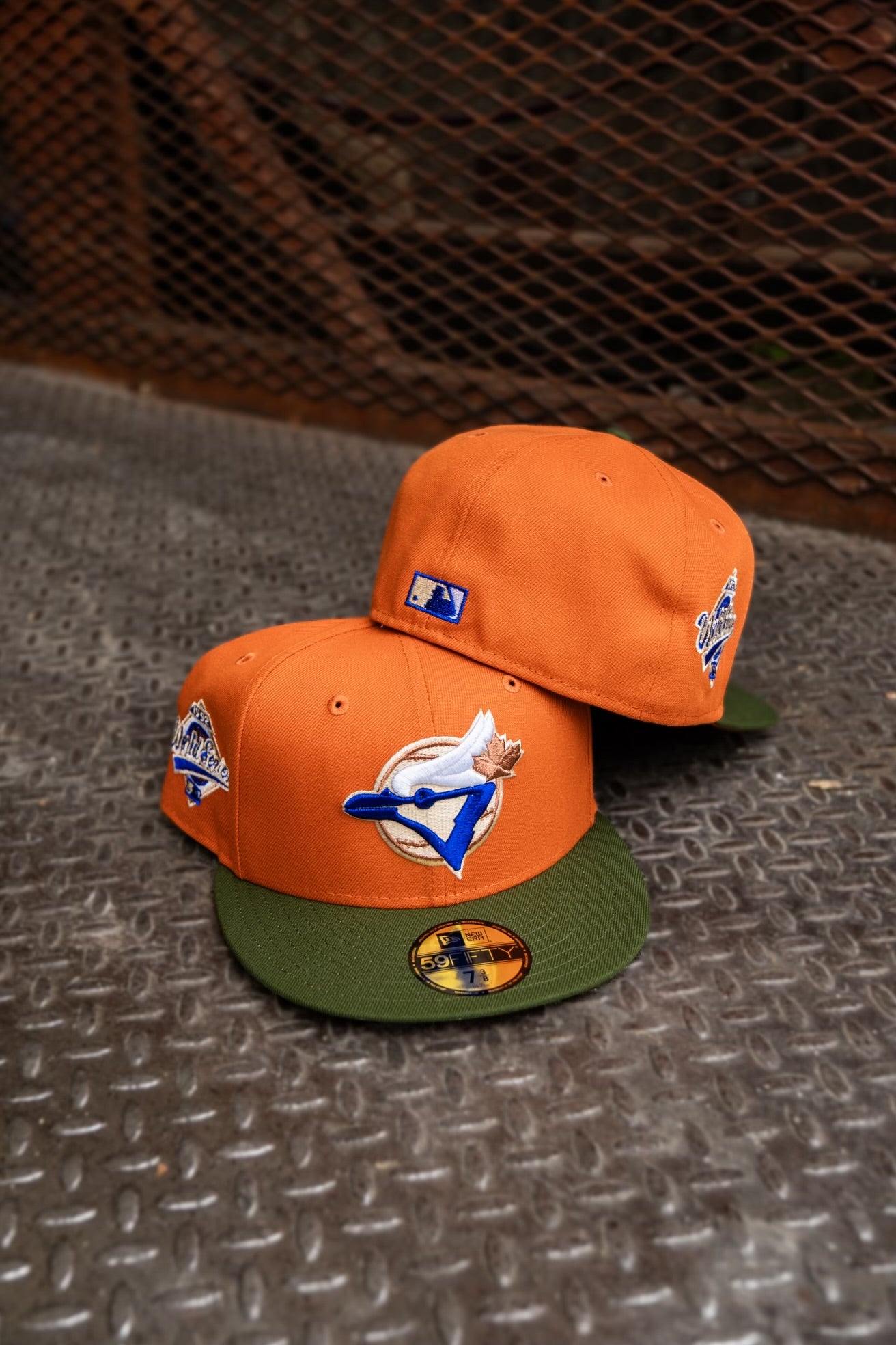 New Era Toronto Blue Jays 1992 World Series Orange UV (Orange/Olive) 59Fifty Fitted