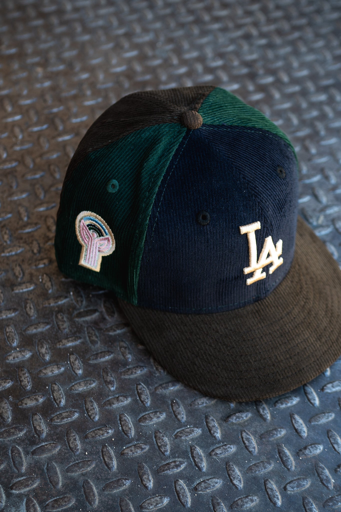 New Era Los Angeles Dodgers Grey UV (Multi Corduroy) - New Era