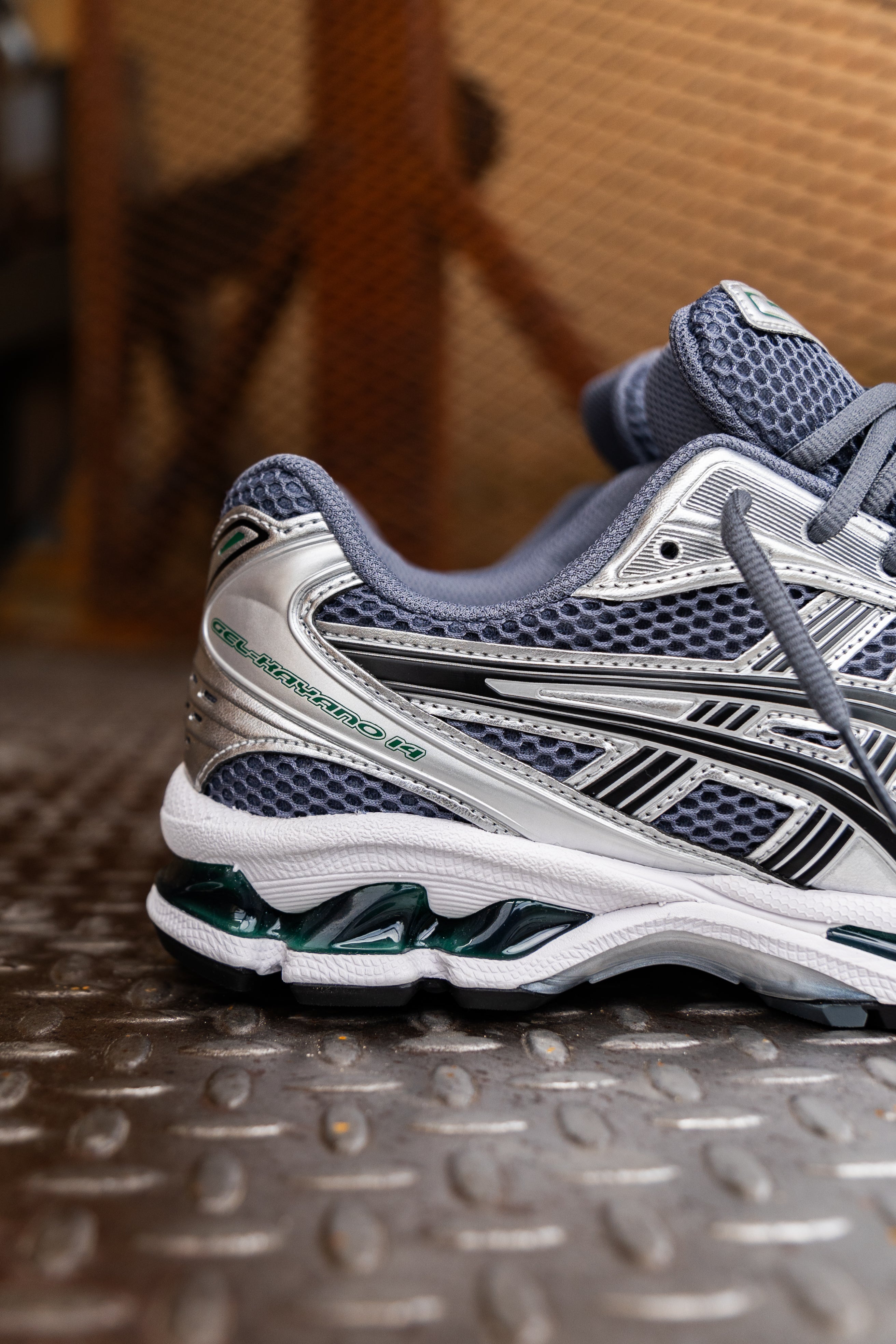 Mens Asics Gel-Kayano 14 (Metropolis/Jasper Green)