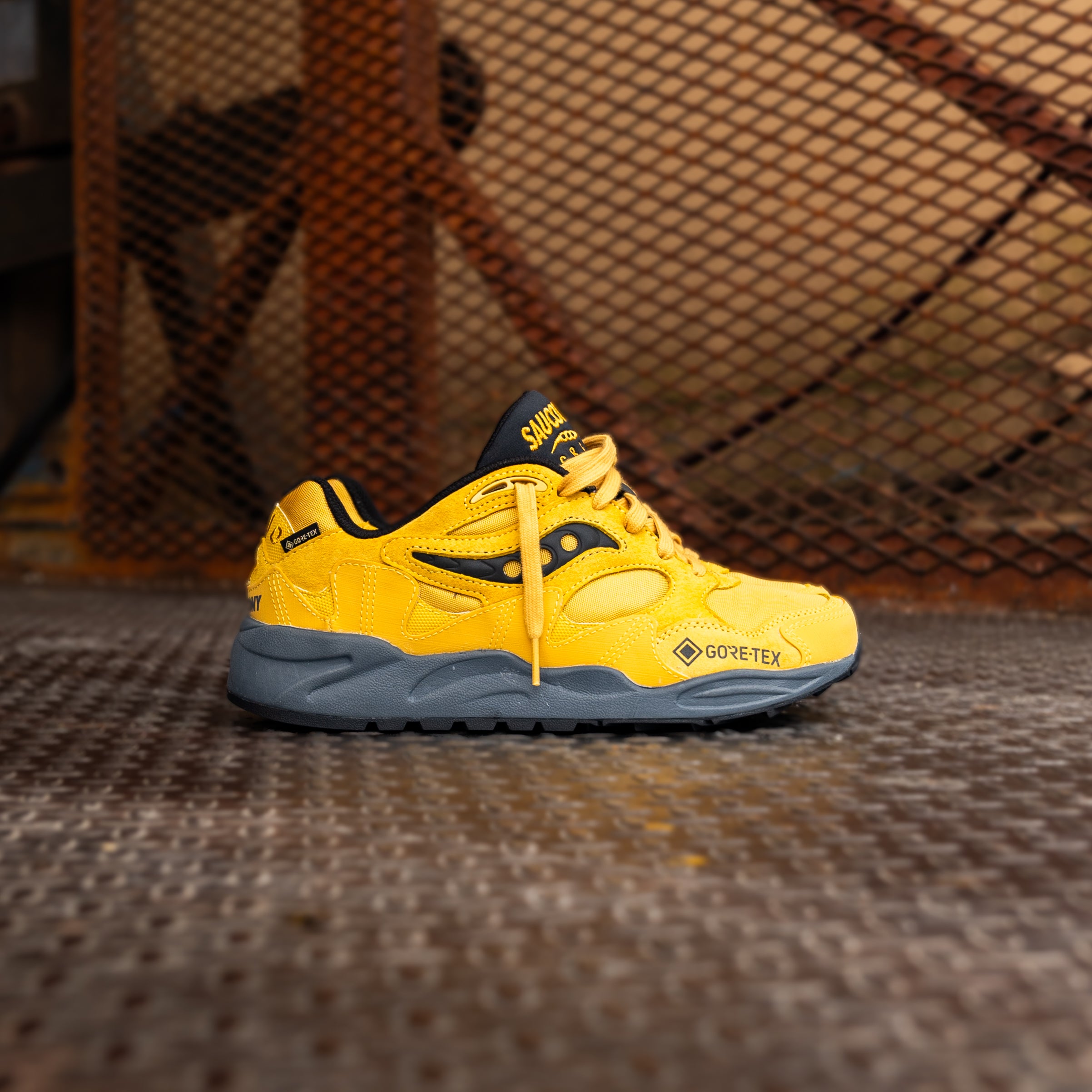 Saucony grid yellow on sale