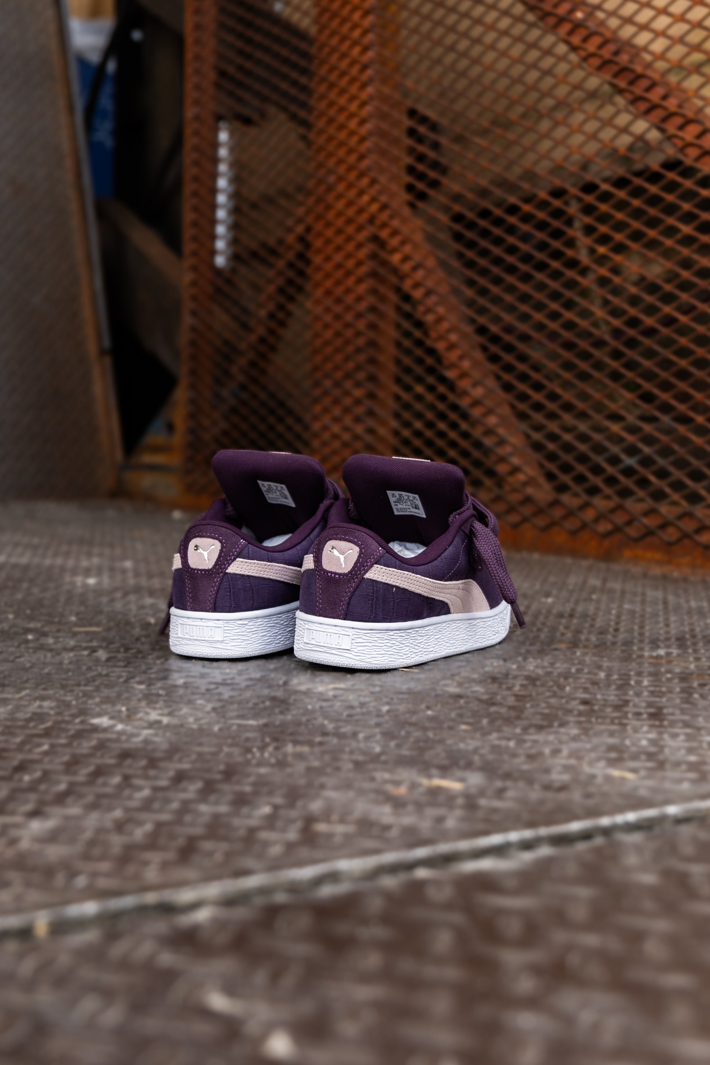 Women's Puma Suede XL Elevated (Midnight Plum/Puma White)