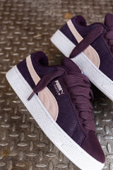 Women's Puma Suede XL Elevated (Midnight Plum/Puma White)