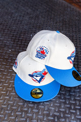 New Era Toronto Blue Jays 1991 ASG Grey UV 59Fifty Fitted (Off White/Air Force Blue)