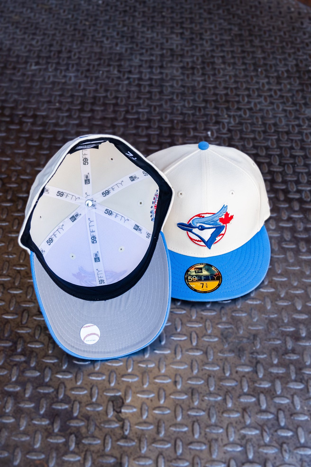 New Era Toronto Blue Jays 1991 ASG Grey UV 59Fifty Fitted (Off White/Air Force Blue)