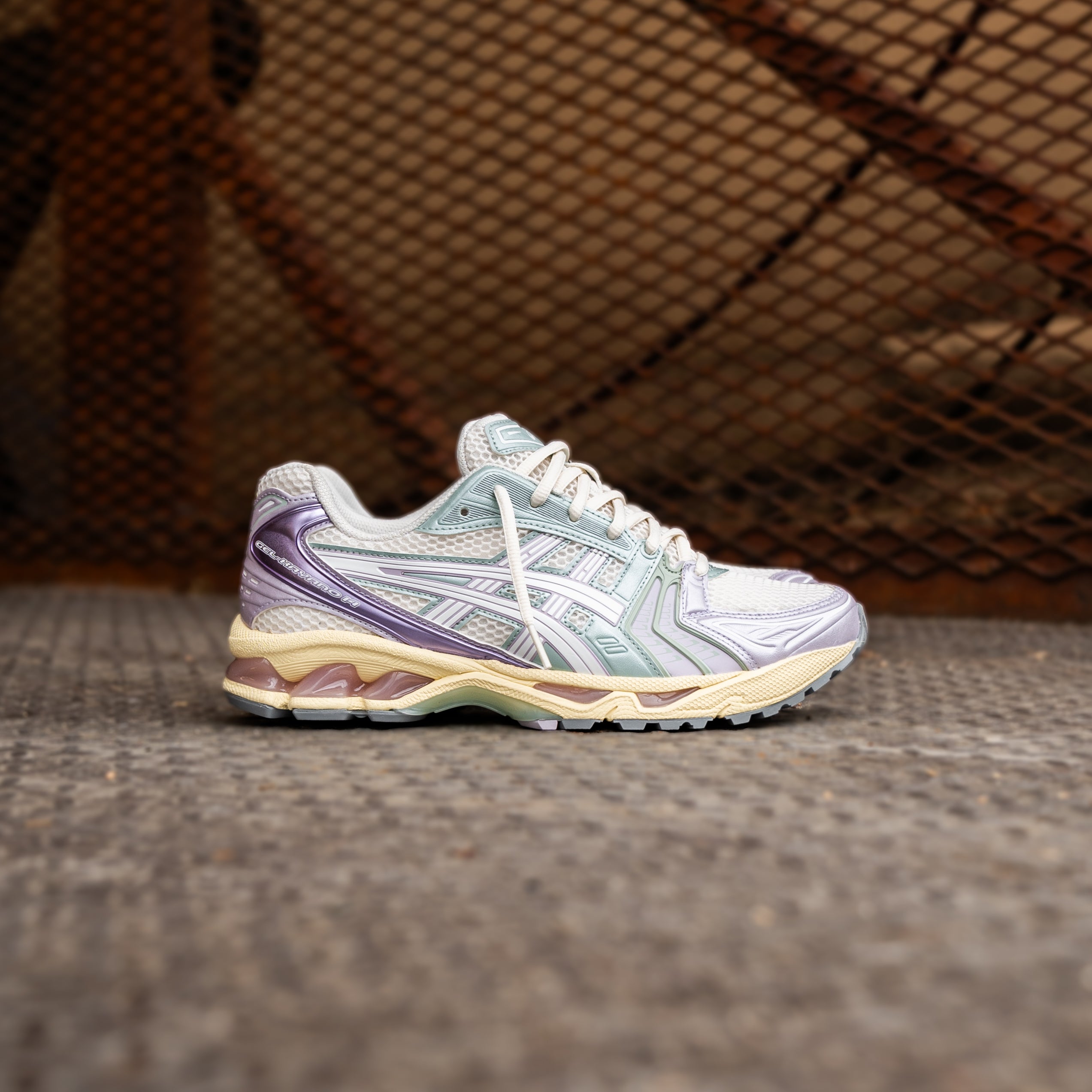 Mens Asics Gel Kayano 14 (Cream/Dusk Violet)