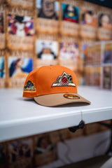 New Era Colorado Rockies 1998 ASG Off White UV (Texas Orange/Khaki) - New Era