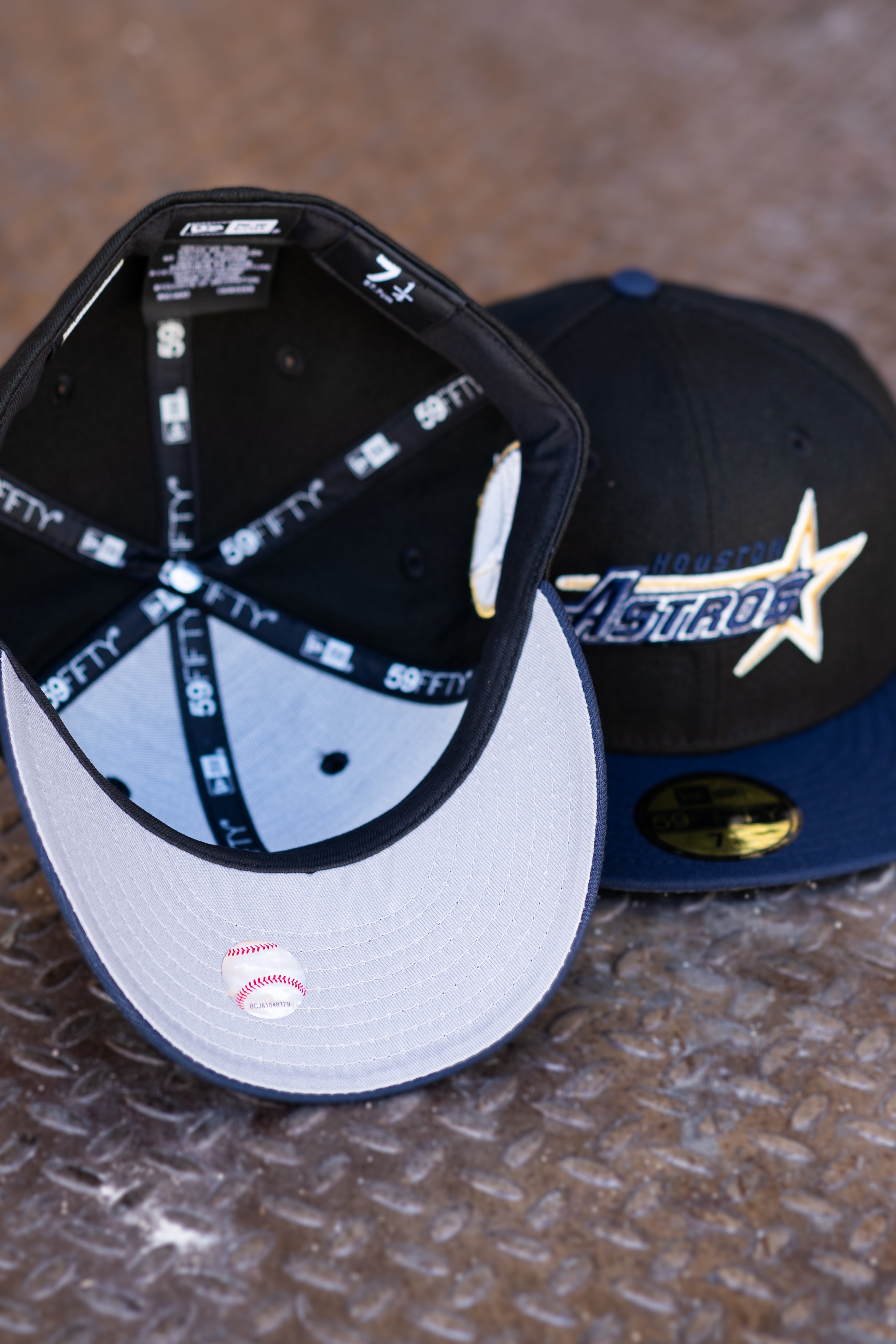 New Era Houston Astros 35th Anniversary Grey UV (Black/Navy) 59Fifty Fitted