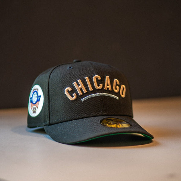 Chicago Cubs Red/Black/Green UV Script New Era 59FIFTY Fitted Hat