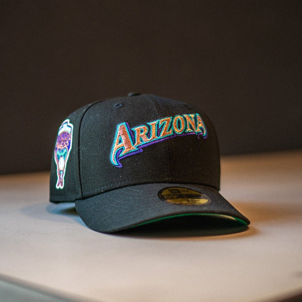 Arizona Diamondbacks New Era Custom Corduroy Brim Cream 59FIFTY Fitted Hat, 7 3/4 / Cream