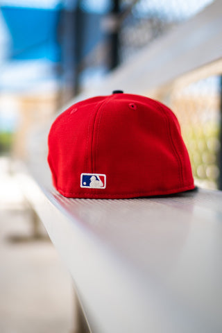 New Era x Essentials by Fear of God 59FIFTY Fitted Cap (Red/Navy)