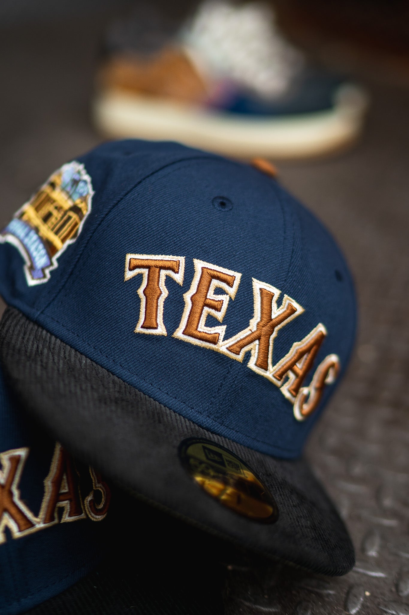 New Era Texas Rangers Final Season Sesame UV (Navy/Black Corduroy) - New Era