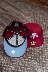 New Era Philadelphia Phillies 2008 WS Champions Sky UV 59Fifty Fitted (Cardinal)