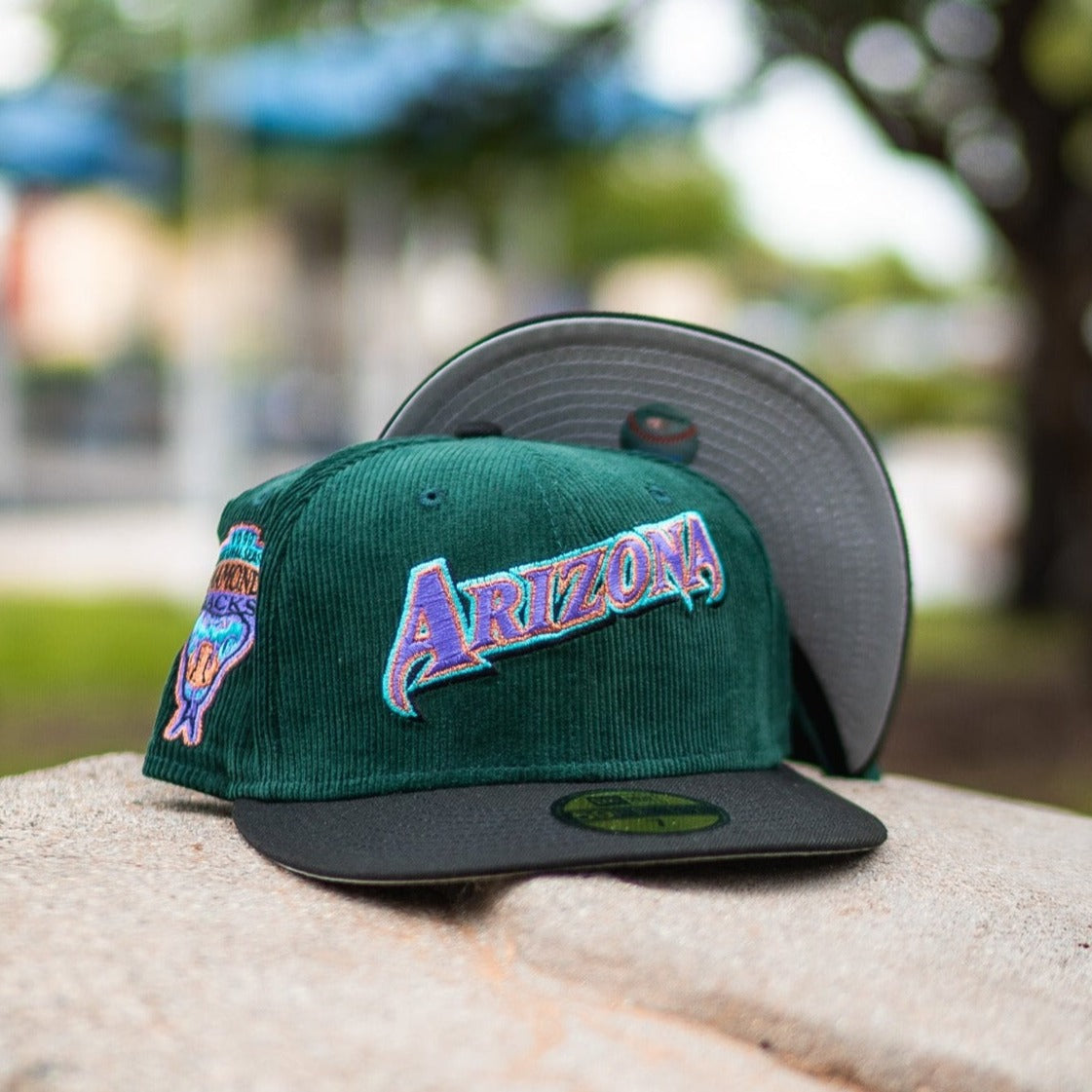 New Era Arizona Diamondbacks 1998 Inaugural Season Good Grey UV (Forest  Corduroy/Black) in 2023