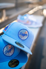 New Era Los Angeles Dodgers 60th Anniversary Good Grey UV (Sky Blue) - New Era