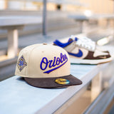 New Era Baltimore Orioles 25th Anniversary Ivory UV (Beige/Mocha Corduroy) - New Era