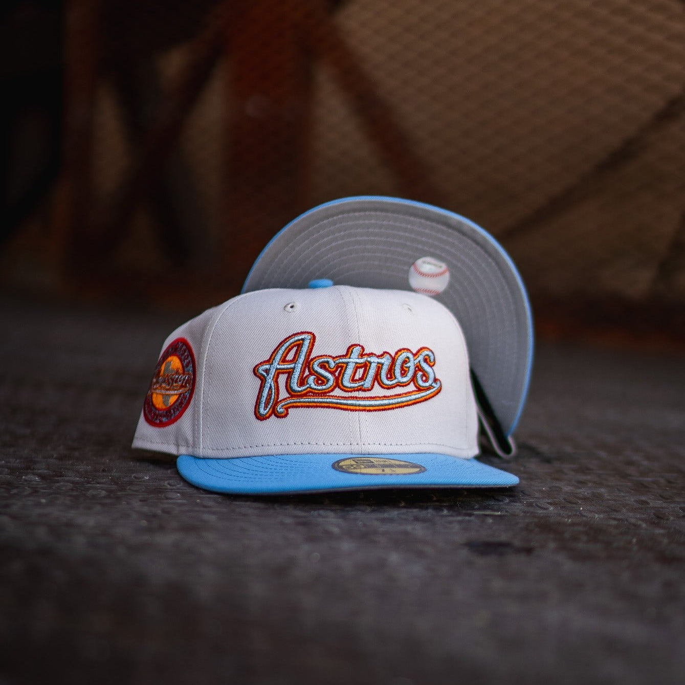 New Era Houston Astros 40th Anniversary Good Grey UV (Stone/Sky) - New Era