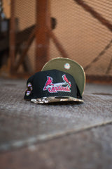 New Era St Louis Cardinals 125th Anniversary Olive UV (Black/Real Tree Camo) - New Era