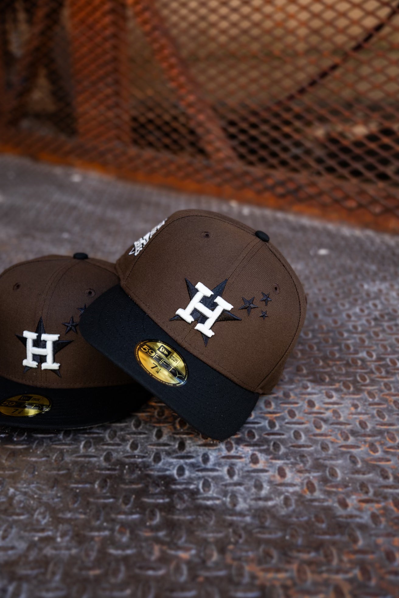 New Era Houston Astros 2022 World Series Grey UV (Cactus Mocha) 59Fifty Fitted - New Era