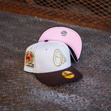 New Era Baltimore Orioles 30th Anniversary Pink UV (Stone/Walnut) 59Fifty Fitted