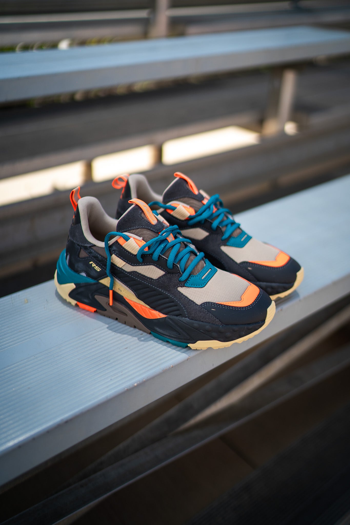 Mens Puma RS-Trck Good Anywhere (Grey/Toasted Almond) - Puma