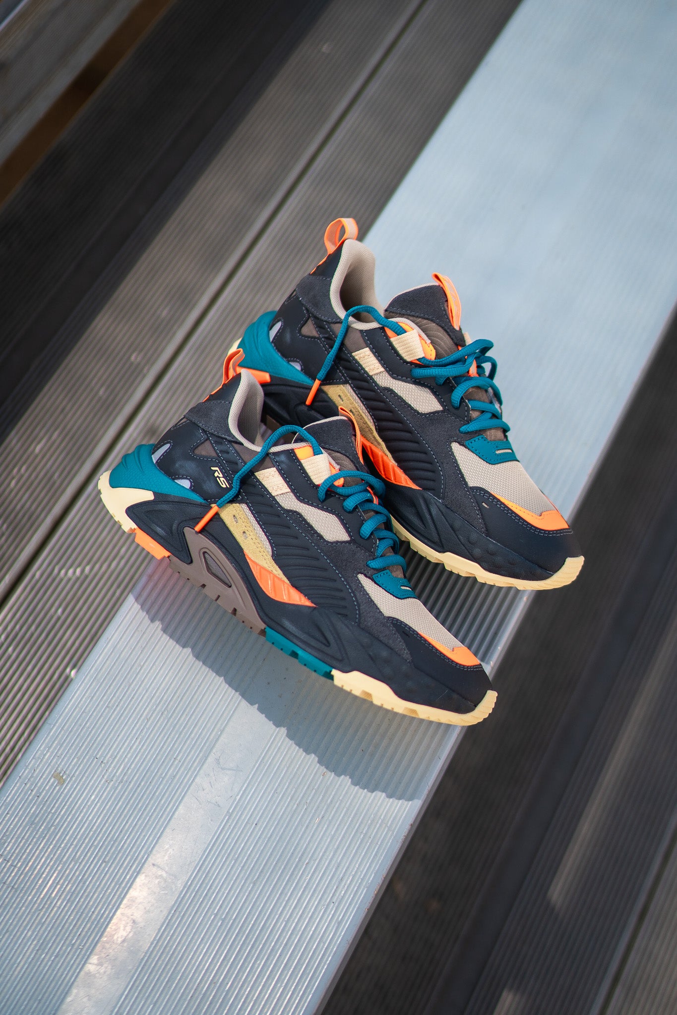 Mens Puma RS-Trck Good Anywhere (Grey/Toasted Almond) - Puma