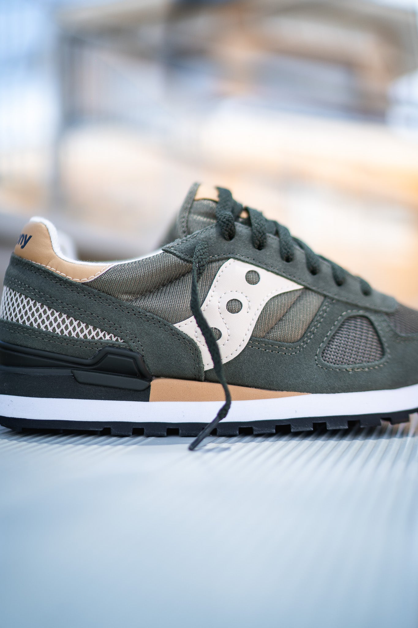 Saucony Shadow Original (Olive/Tan) - Saucony