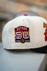 New Era Houston Los Astros 50th Anniversary Silver UV (Off White/Black) - New Era