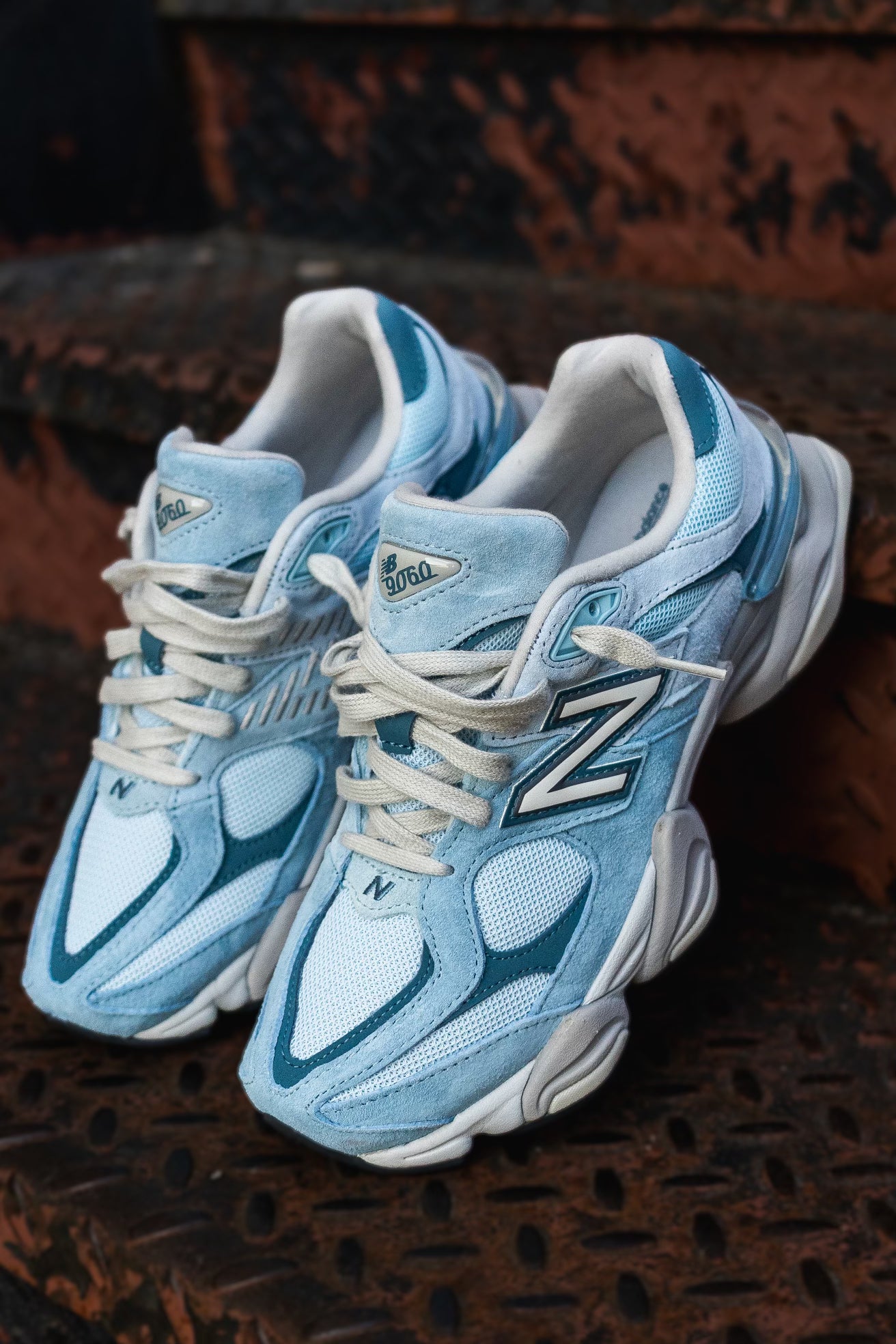 Mens New Balance 9060 (Chrome Blue) - U9060EED - SNEAKER TOWN