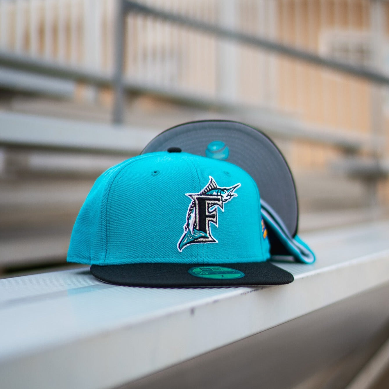 New Era Florida Marlins 1997 WS On-Field Fitted (Teal) - New Era