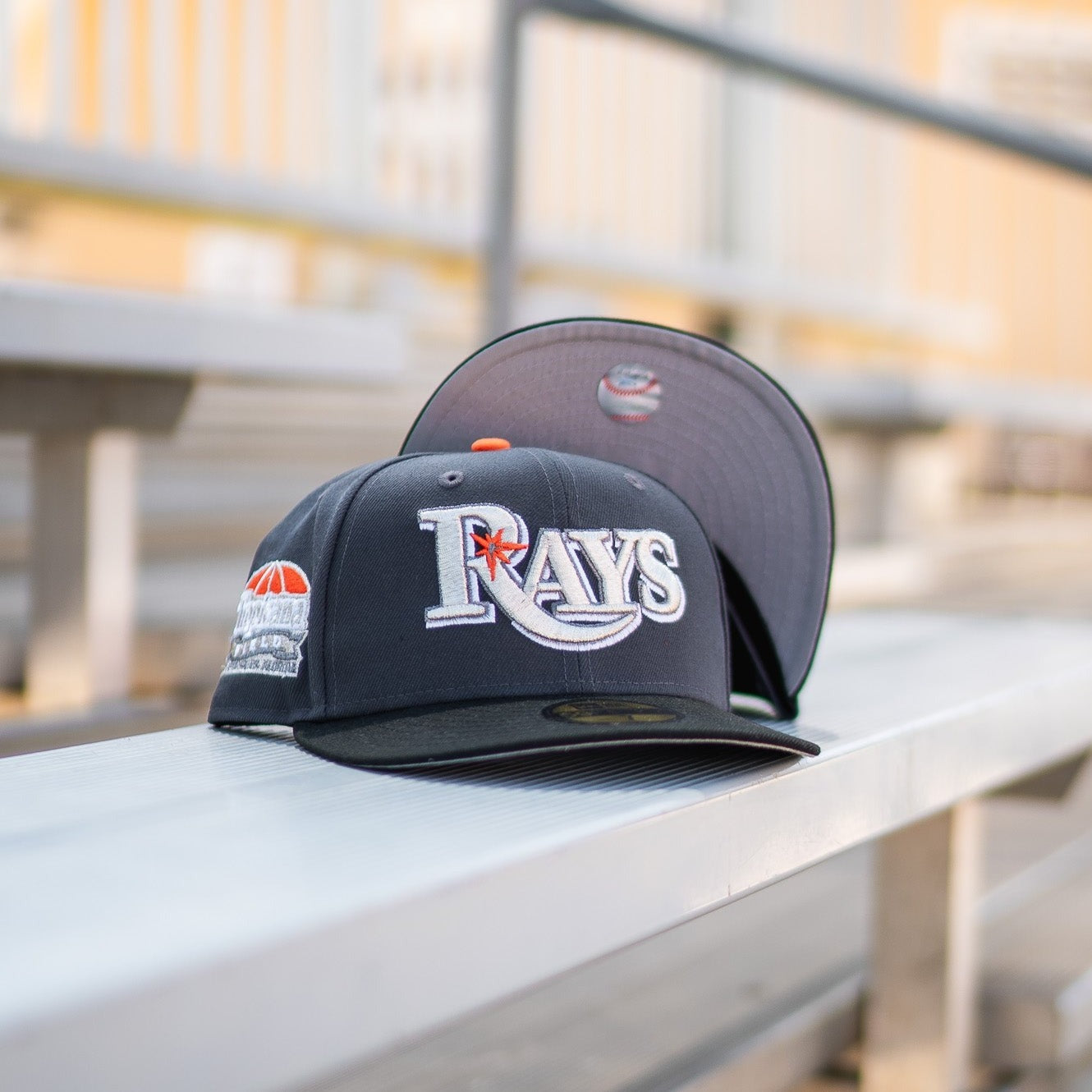 New Era Tampa Bay Rays 25th Anniversary Good Grey UV (Mocha/Black)