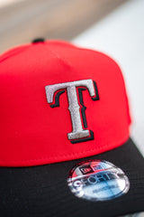 New Era Texas Rangers 40th Anniversary 9FORTY A-Frame Snapback (Red/Black) - New Era