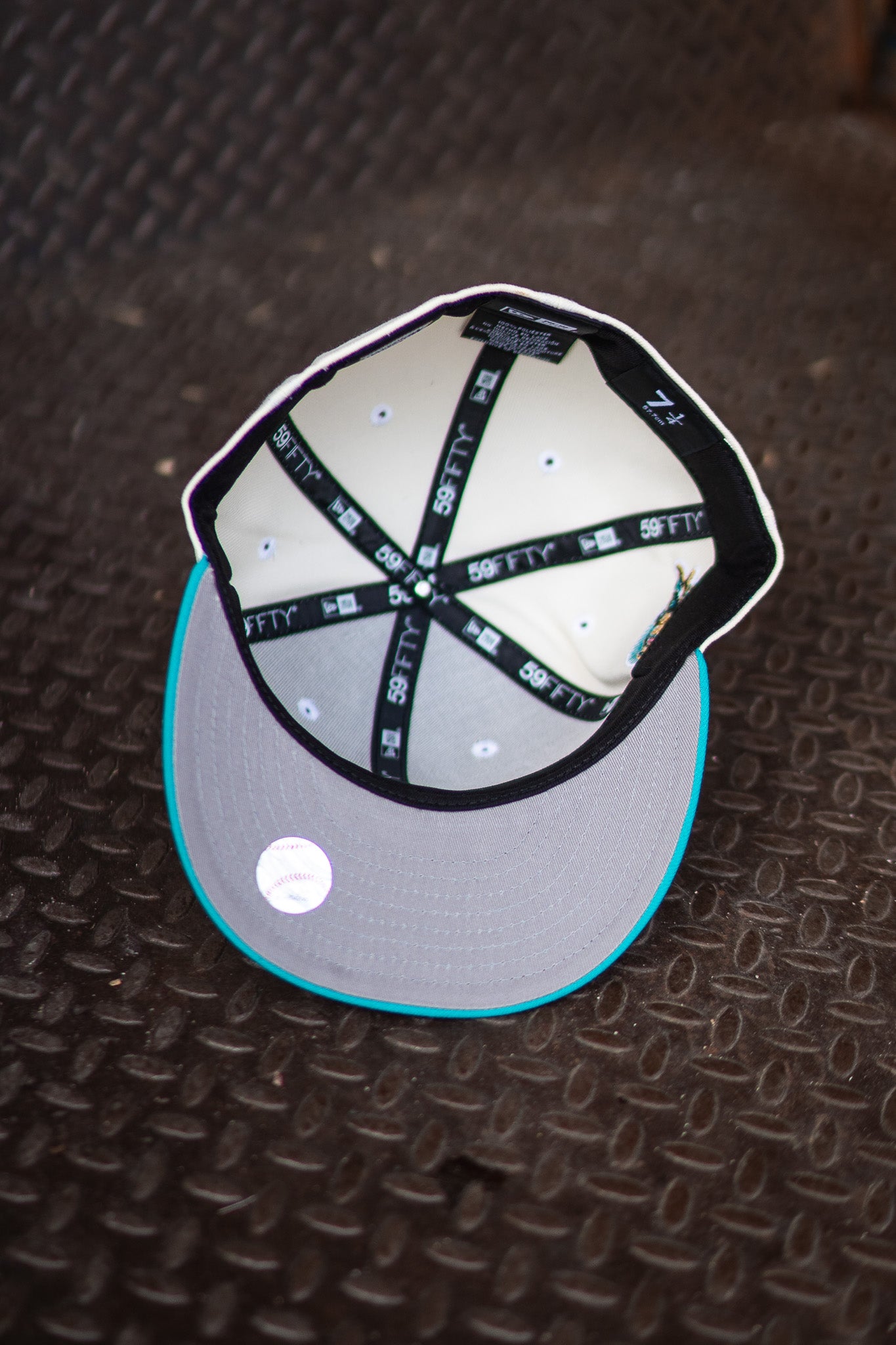 New Era Florida Marlins 2003 WS Grey UV (Off White/Teal) - New Era