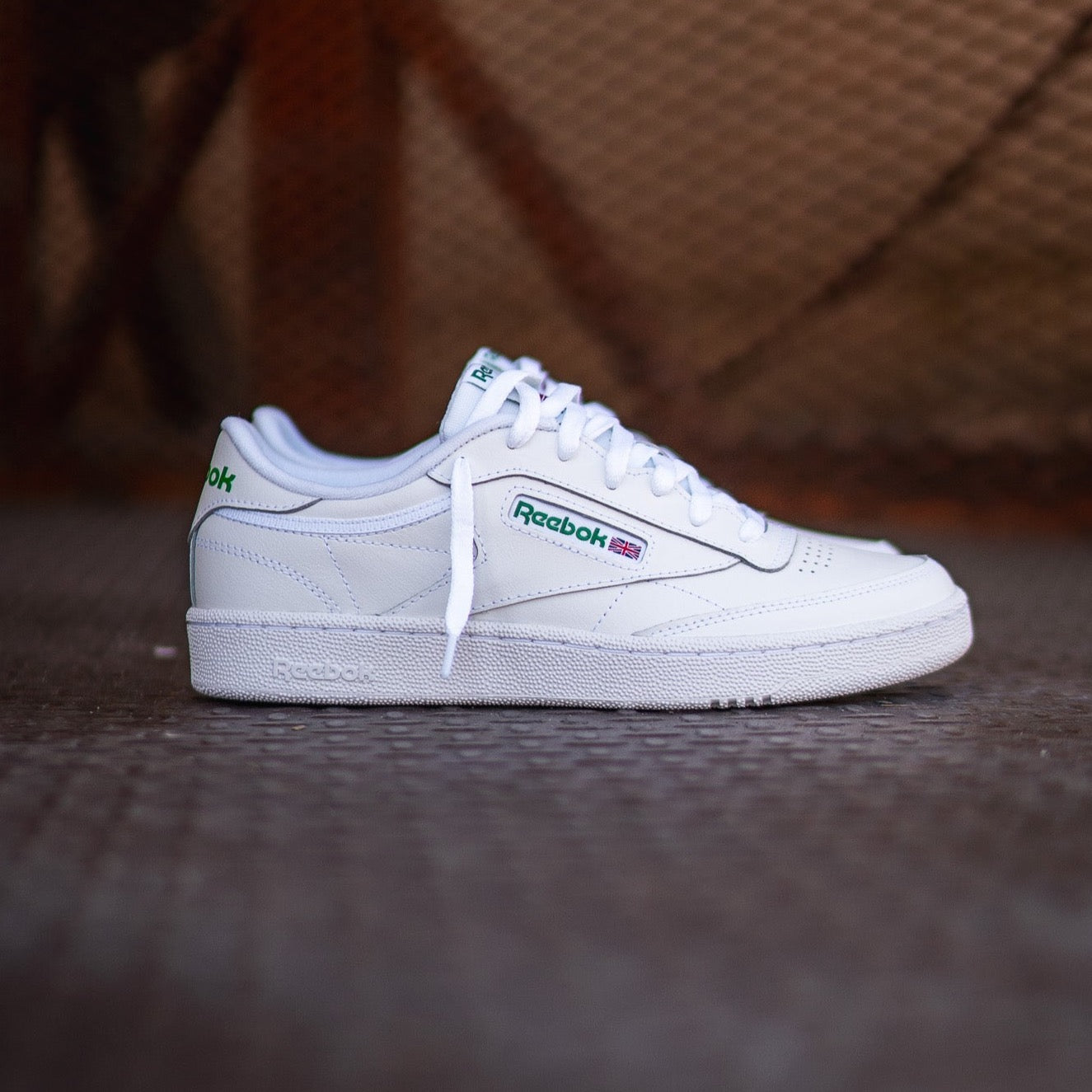 Reebok club c green white on sale