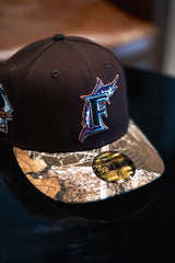 New Era Florida Marlins 25th Anniversary Grey UV (Mocha/Real Tree Camo) - New Era