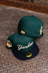 New Era New York Yankees 1999 World Series Pink UV (Dark Green/Navy) 59Fifty Fitted