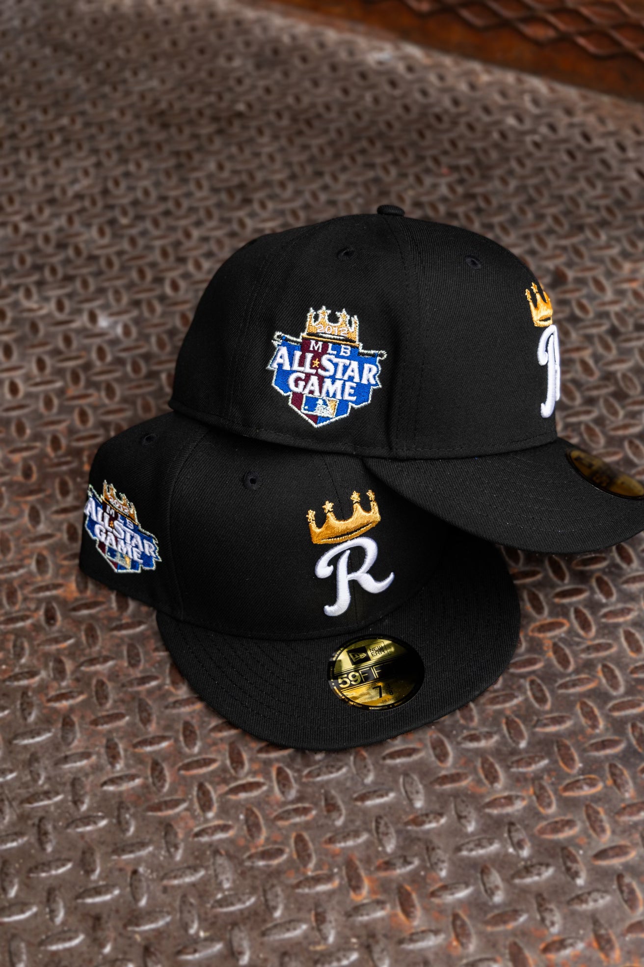 New Era Kansas City Royals 2012 All-Star Game Grey UV (Black) 59Fifty Fitted