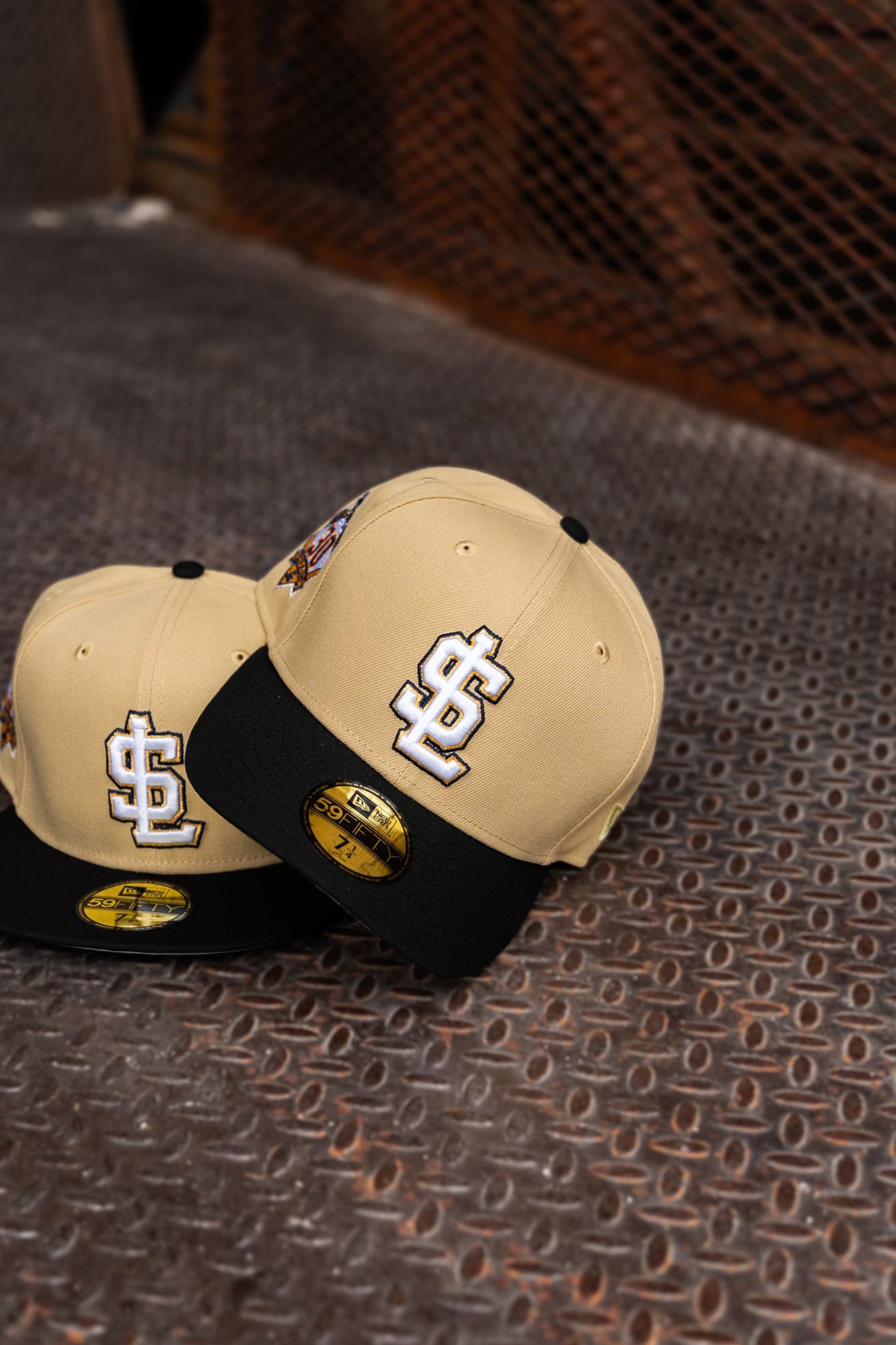 New Era Salt Lake City Bee 30th Anniversary Grey UV (Vegas Gold/Black) 59Fifty Fitted