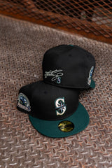 New Era Seattle Mariners 30th Anniversary Grey UV (Black/Dark Green) 59Fifty Fitted