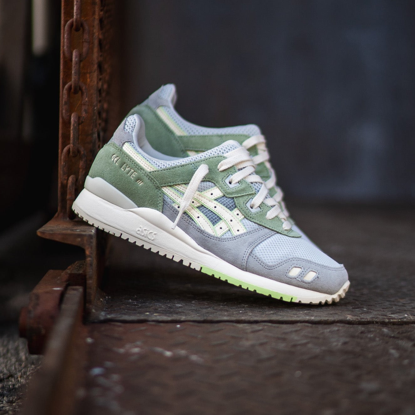 Mens Asics Gel-Lyte 3 OG (Glacier Grey/Cream) - ASICS