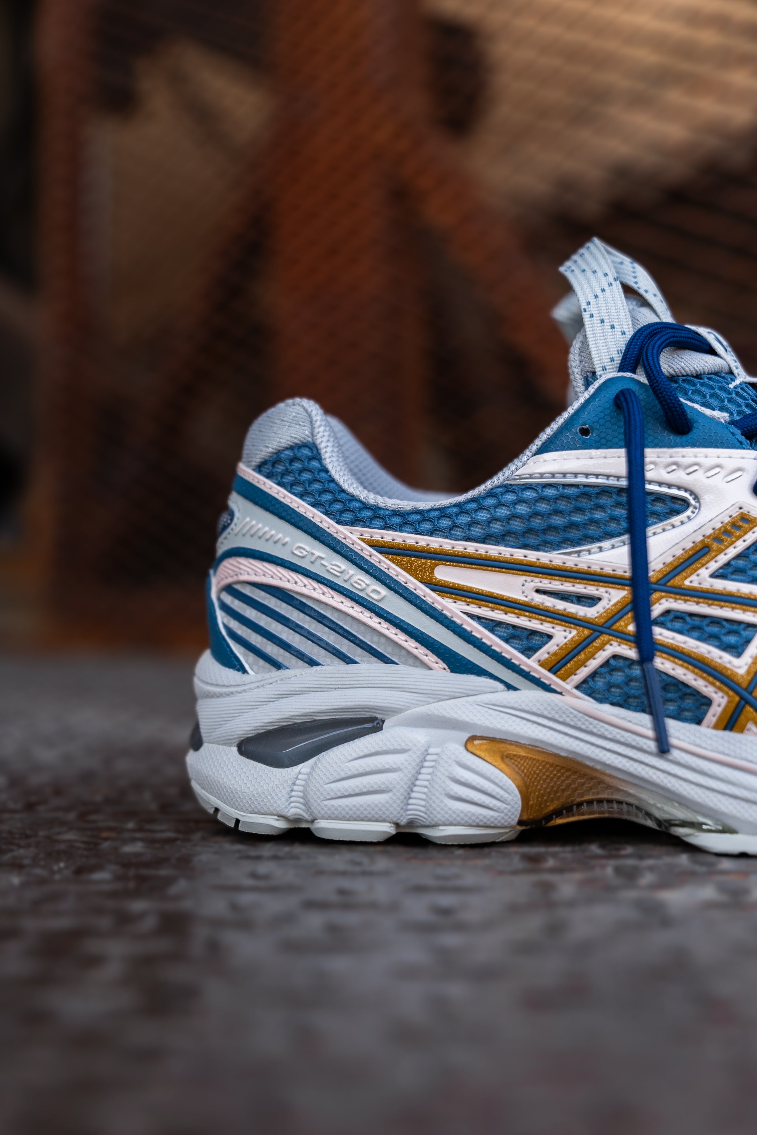 Mens Asics UB8-S GT-2160 (Azure/Pure Gold) - VIP Asics