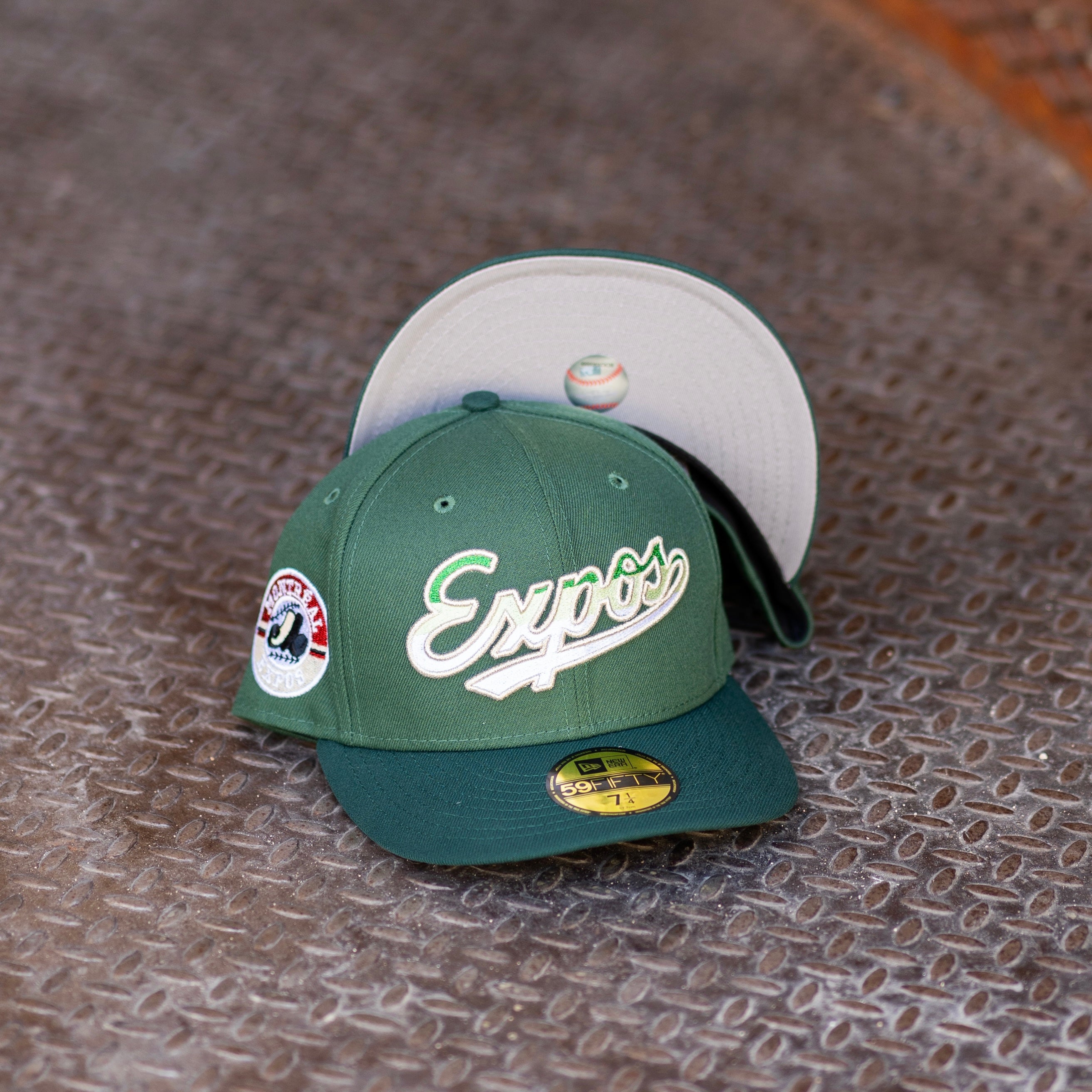 New Era Montreal Expos Grey UV (Green/Dark Green) 59Fifty Fitted