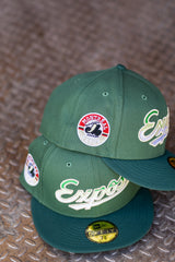 New Era Montreal Expos Grey UV (Green/Dark Green) 59Fifty Fitted