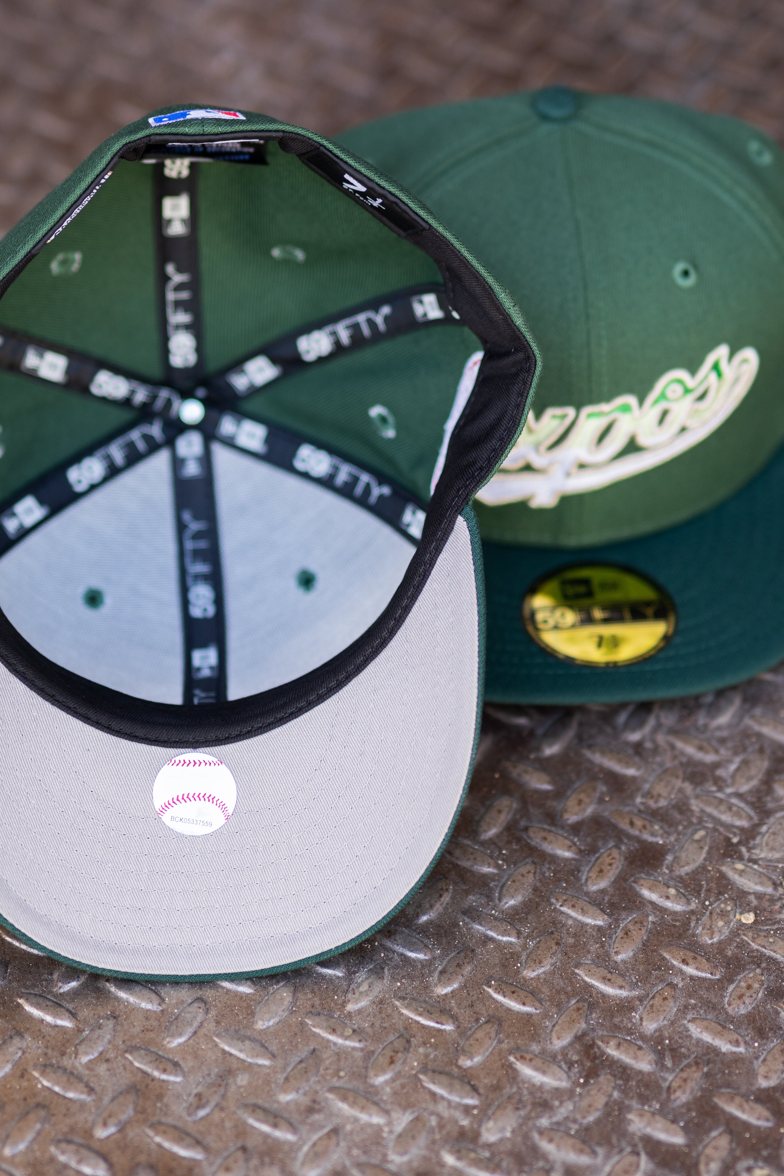 New Era Montreal Expos Grey UV (Green/Dark Green) 59Fifty Fitted