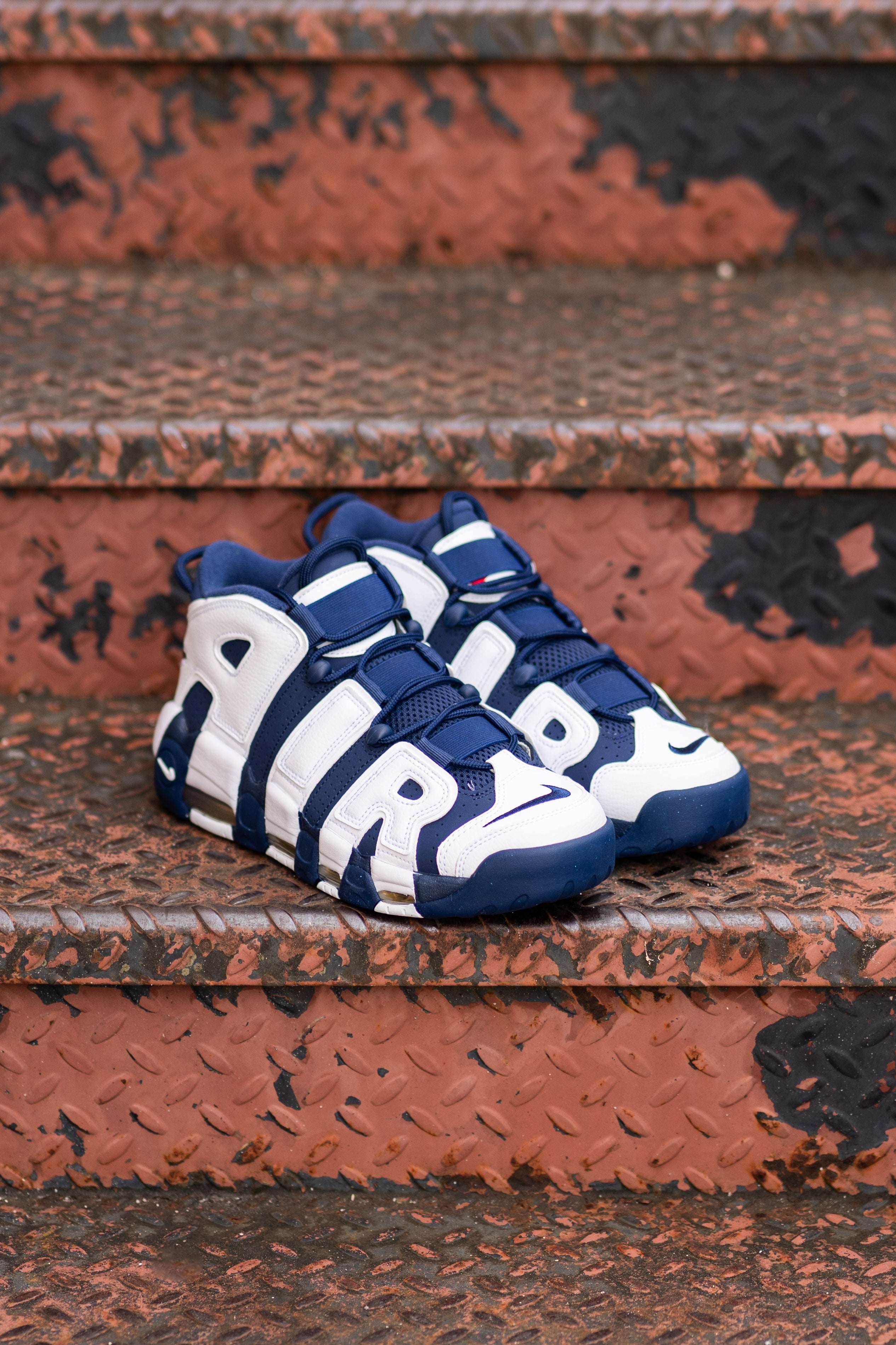 Nike Air More Uptempo 96 (White/Midnight Navy)