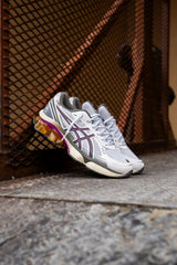 Mens Asics Gel-Kinetic Fluent (White/Truffle Grey)