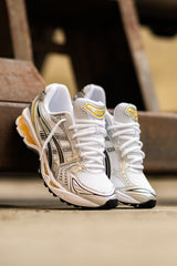 Mens Asics Gel-Kayano 14 (White/Tai-Chi Yellow)