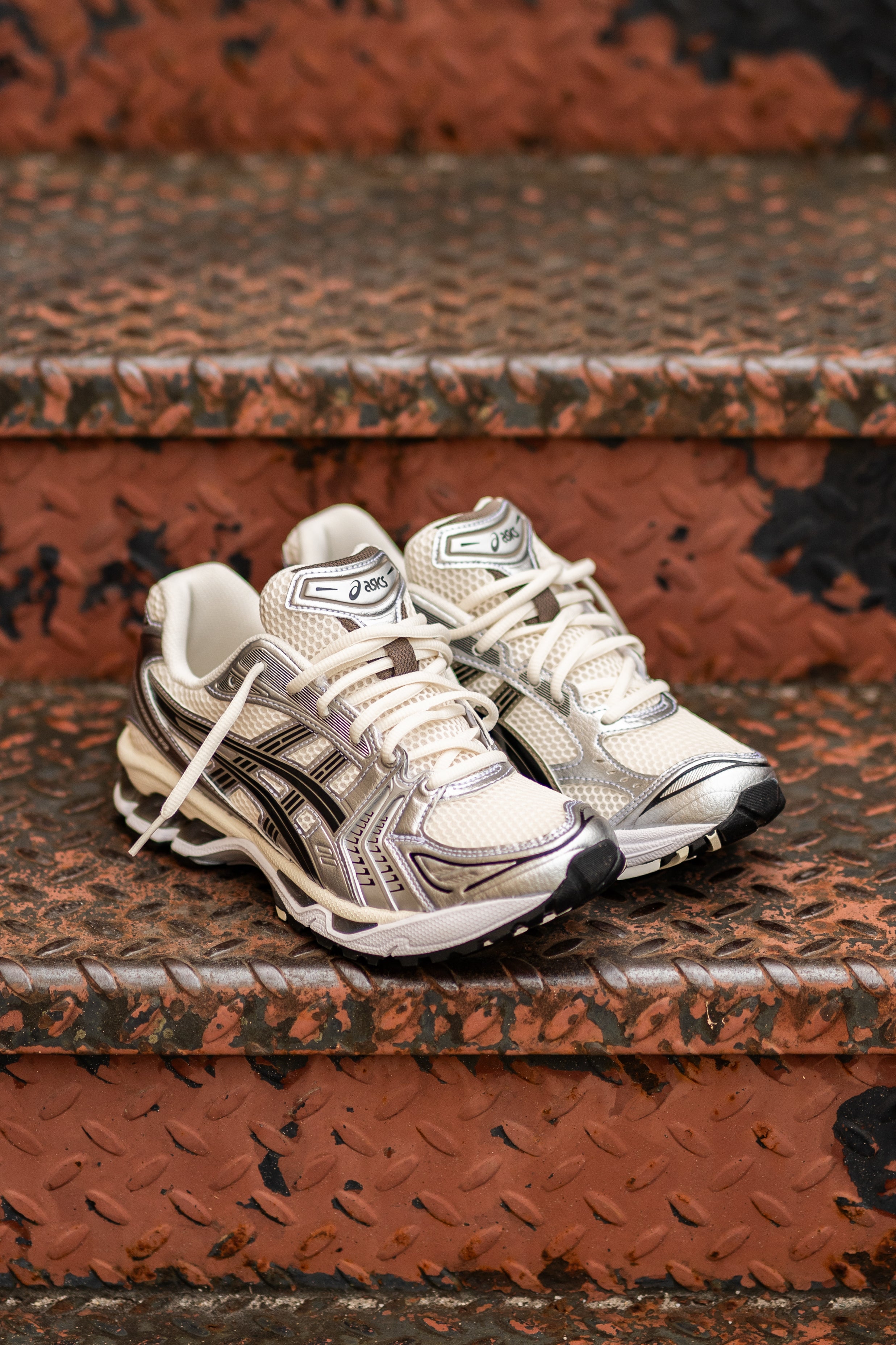 Mens Asics Gel-Kayano 14 (Cream/Black)