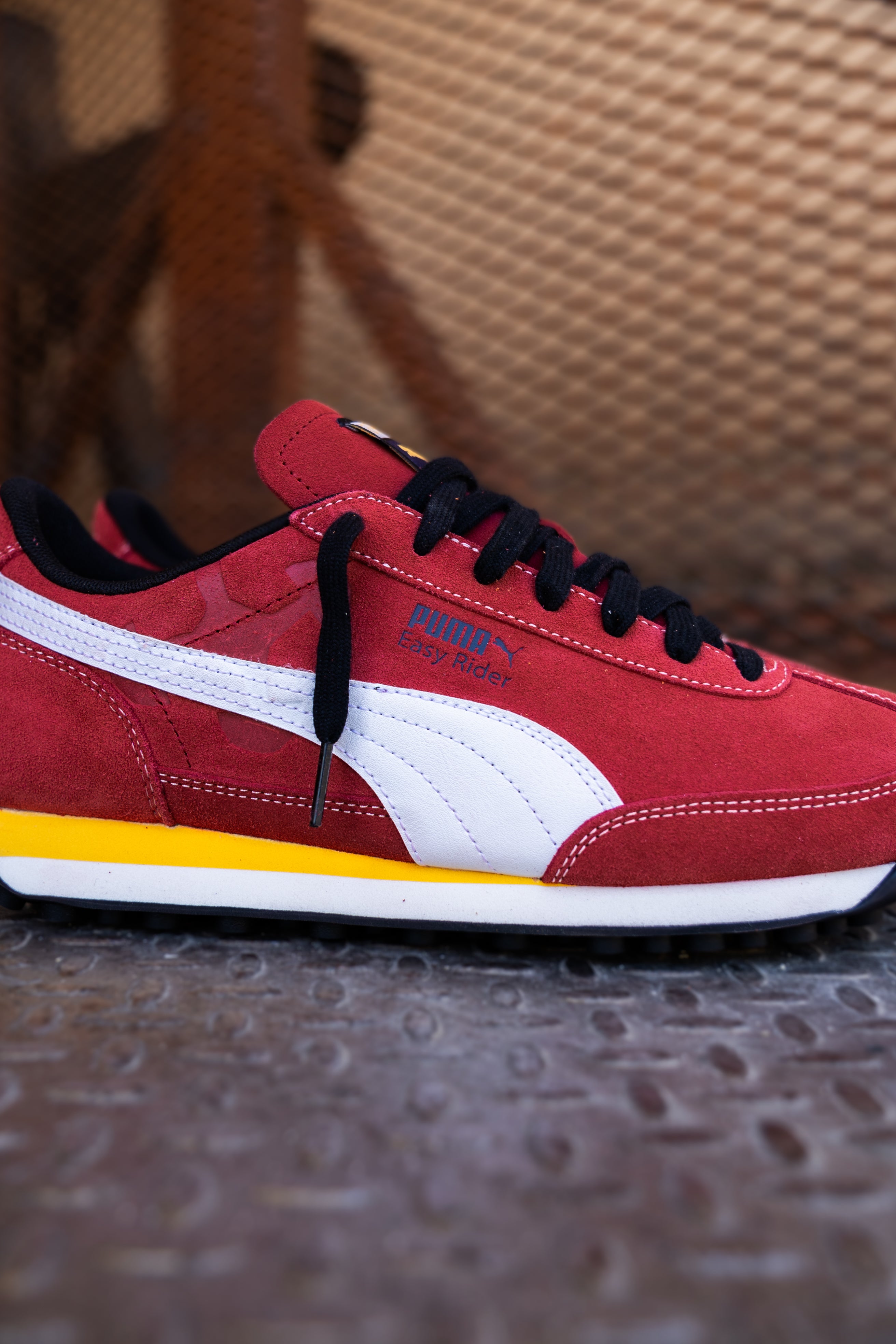 Mens Puma Easy Rider Road To Unity (Dark Crimson/Puma White)