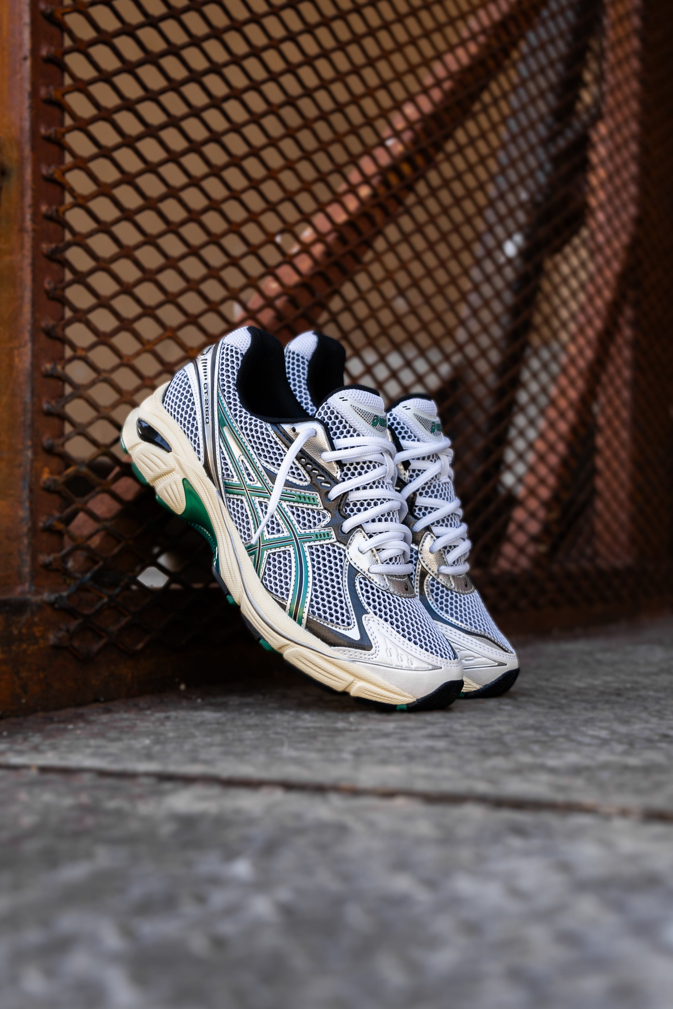 Mens Asics GT-2160 (White/Jasper Green)